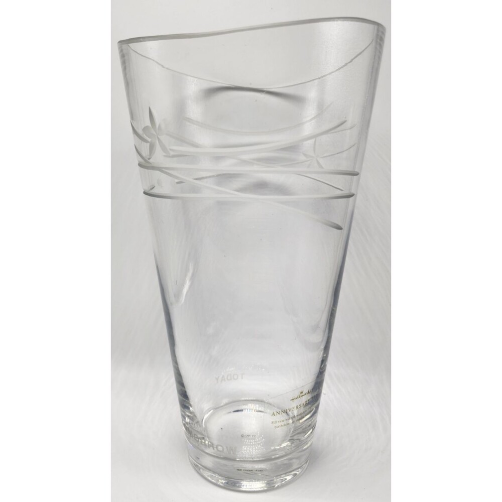 Hallmark Anniversary Today, Tomorrow, Forever Flower Vase (READ)